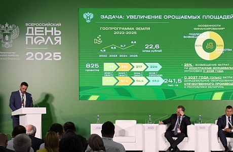 Представители Министерства приняли участие в Круглом столе «Комплексная мелиорация и эффективное сельское хозяйство»